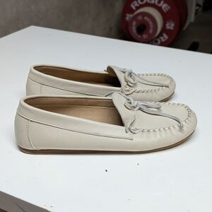 Women's Anthropologie Cream Loafers